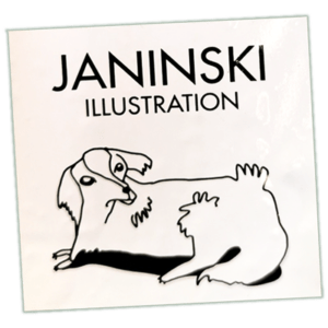 Street sticker by Janinski illustration