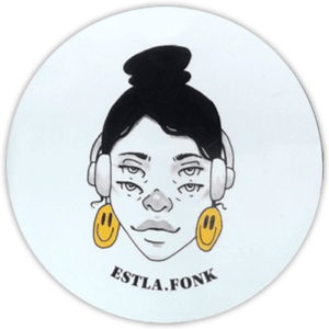 Estla Fonk street sticker