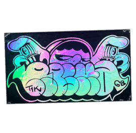 Graffiti street sticker