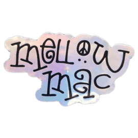 Mellow Mac street sticker