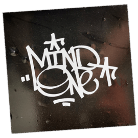 Street sticker by Mind One