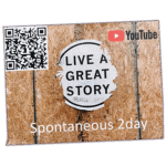 Live a great story sticker