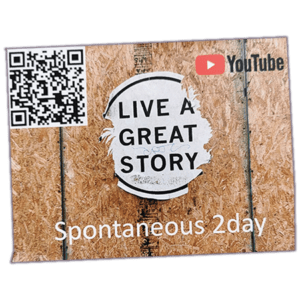 Live a great story sticker