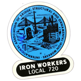 Street sticker by Iron Workers