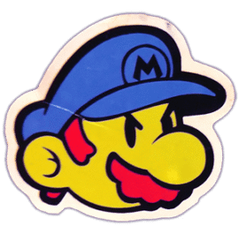 Street sticker by Super Mario