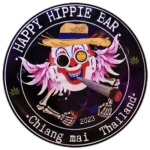 Happy Hippie Bar street sticker