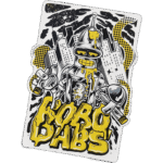 Robo Dabs wanted sticker spotted in Bangkok in 2025