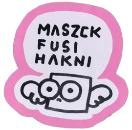 Maszck Fusi Hakni street sticker