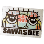 Sawasdee street sticker