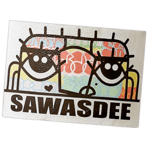 Sawasdee street sticker