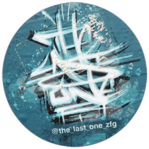 The last one zfg street sticker.