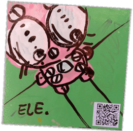 Ele wanted sticker spotted in Prague in 2025
