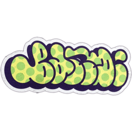Street sticker by Graffiti artist.