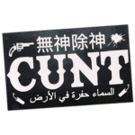 Street sticker by a Cunt