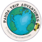 Panda trip adventures sticker