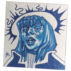 Street sticker by D.M.