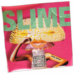 Slime Berlin street sticker