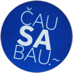 Čau sa Bau street sticker