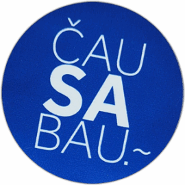 Čau sa Bau street sticker