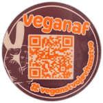 Veganaf street sticker