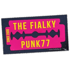 The Fialky street sticker