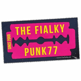 The Fialky street sticker