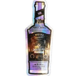 Weiss Distilling street sticker