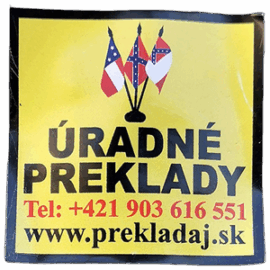 Úradné prklady street sticker
