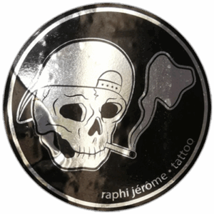 Raphi Jerome wanted street sticker