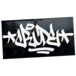 Cride wanted street sticker