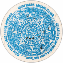 Hisai Tacos wanted street sticker