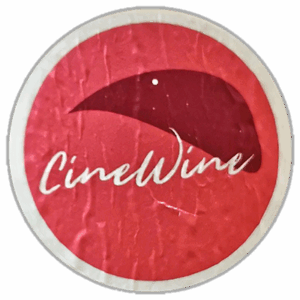 Cine Wine wanted street sticker