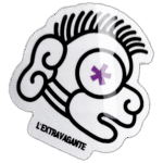 L'extravgante wanted street sticker