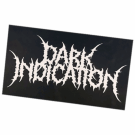 Dark Indication wanted street sticker