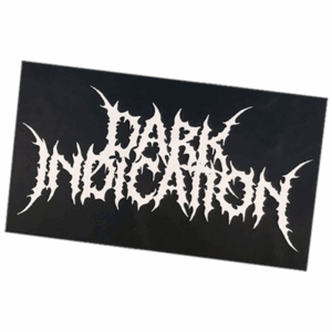 Dark Indication wanted street sticker