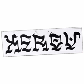 Xerov wanted sticker