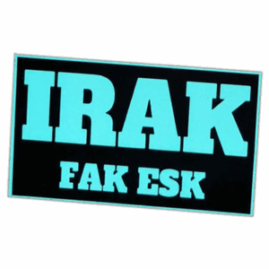 IRAK wanted street sticker
