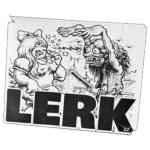 LERK wanted street sticker