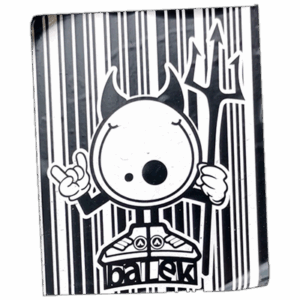 Balek wanted street sticker