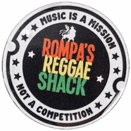 Rompa's Reggae Shack wanted street sticker
