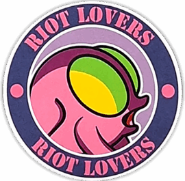 Riot Lovers wanted street sticker