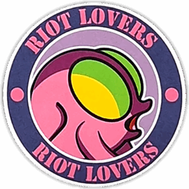 Riot Lovers wanted street sticker