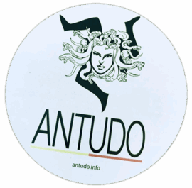 Antudo wanted street sticker