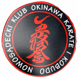 Nowosadecki Klub Okinava Karate i Kobudo wanted street sticker.