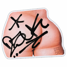 WedThuFri wanted street sticker