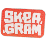 Skea Gram wanted street sticker