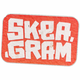 Skea Gram wanted street sticker