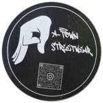 Town streetwear wanted sticker