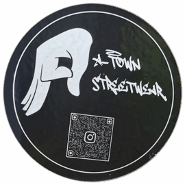 Town streetwear wanted sticker