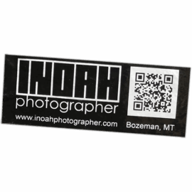 Inoah wanted street sticker